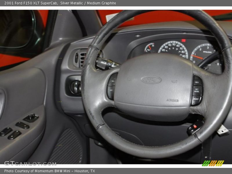 Silver Metallic / Medium Graphite 2001 Ford F150 XLT SuperCab