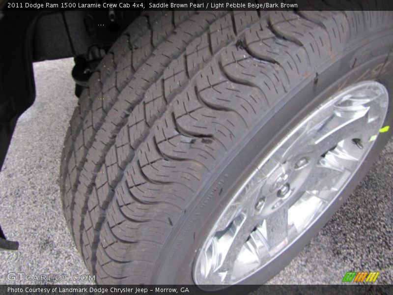 Saddle Brown Pearl / Light Pebble Beige/Bark Brown 2011 Dodge Ram 1500 Laramie Crew Cab 4x4