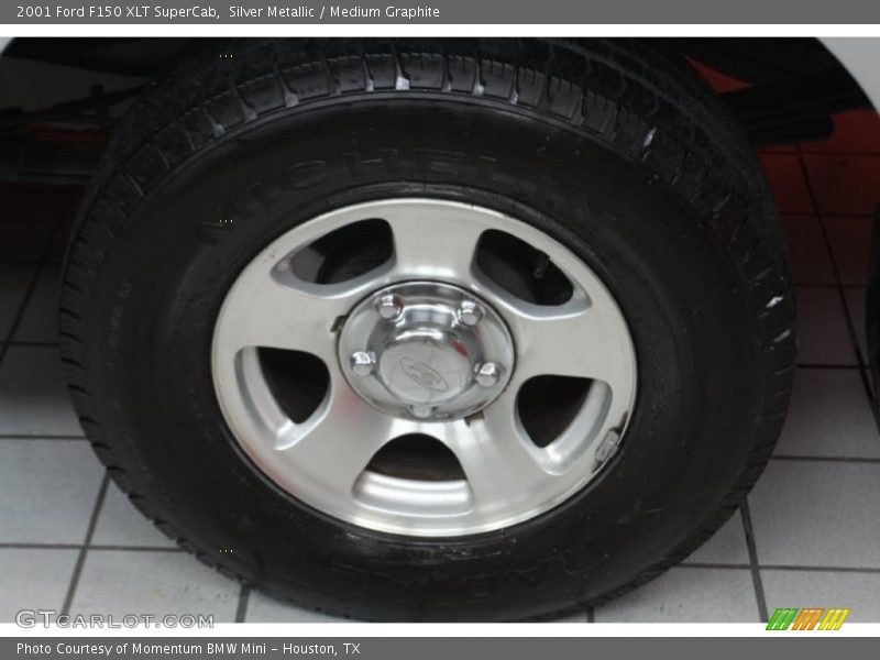 Silver Metallic / Medium Graphite 2001 Ford F150 XLT SuperCab