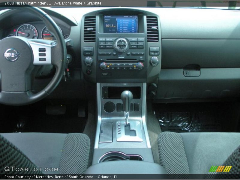 Avalanche White / Graphite 2008 Nissan Pathfinder SE