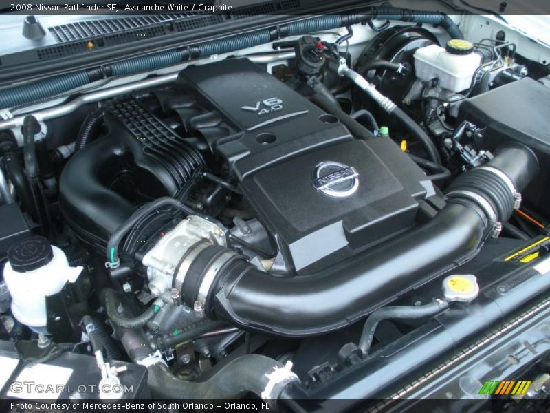 Avalanche White / Graphite 2008 Nissan Pathfinder SE