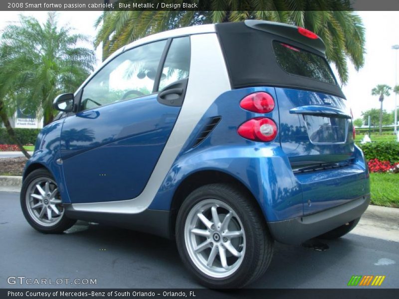  2008 fortwo passion cabriolet Blue Metallic