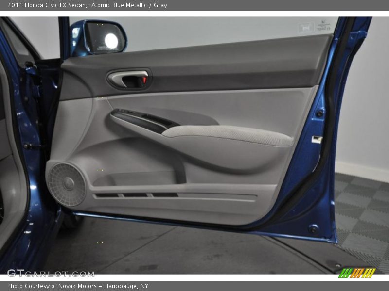 Atomic Blue Metallic / Gray 2011 Honda Civic LX Sedan