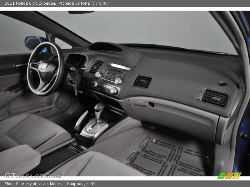  2011 Civic LX Sedan Gray Interior
