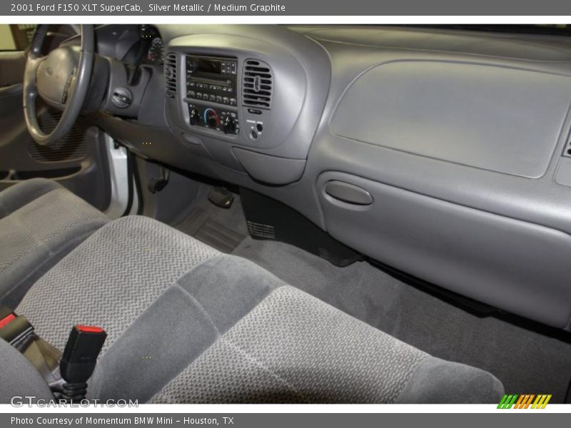 Silver Metallic / Medium Graphite 2001 Ford F150 XLT SuperCab