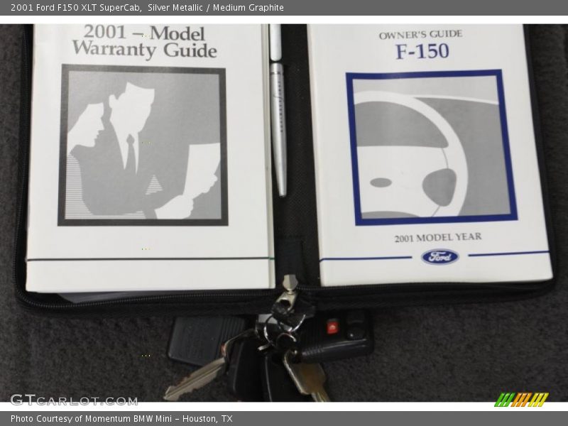 Silver Metallic / Medium Graphite 2001 Ford F150 XLT SuperCab