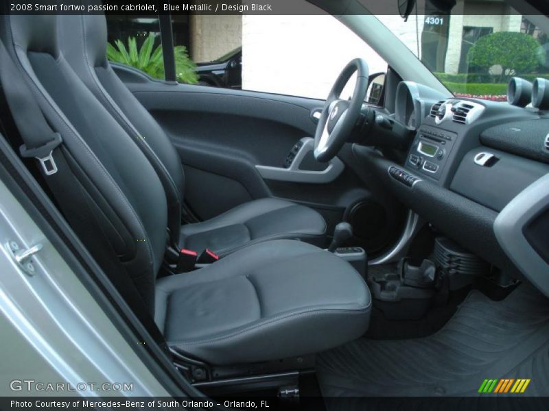  2008 fortwo passion cabriolet Design Black Interior