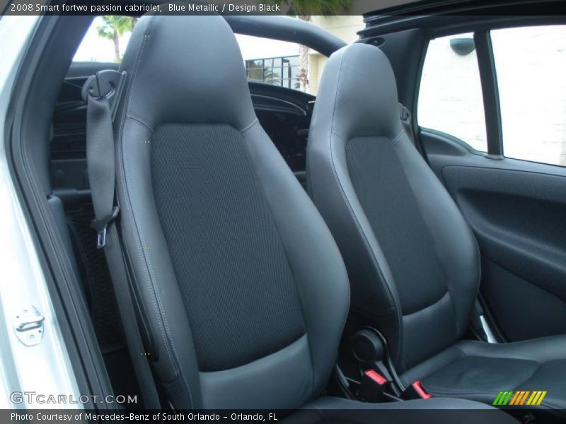  2008 fortwo passion cabriolet Design Black Interior