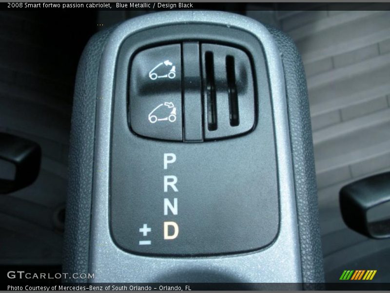 Blue Metallic / Design Black 2008 Smart fortwo passion cabriolet