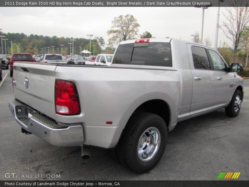  2011 Ram 3500 HD Big Horn Mega Cab Dually Bright Silver Metallic
