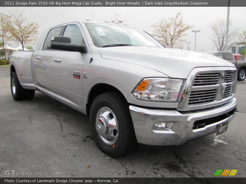  2011 Ram 3500 HD Big Horn Mega Cab Dually Bright Silver Metallic