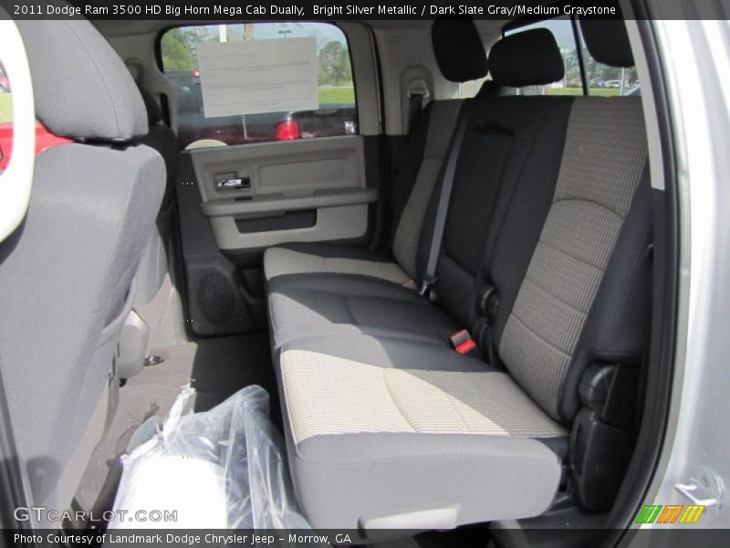  2011 Ram 3500 HD Big Horn Mega Cab Dually Dark Slate Gray/Medium Graystone Interior