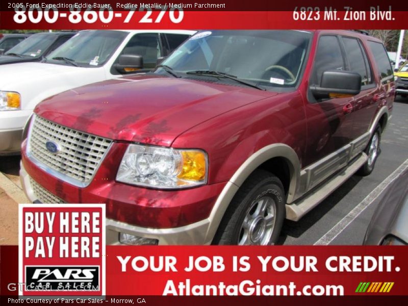 Redfire Metallic / Medium Parchment 2005 Ford Expedition Eddie Bauer