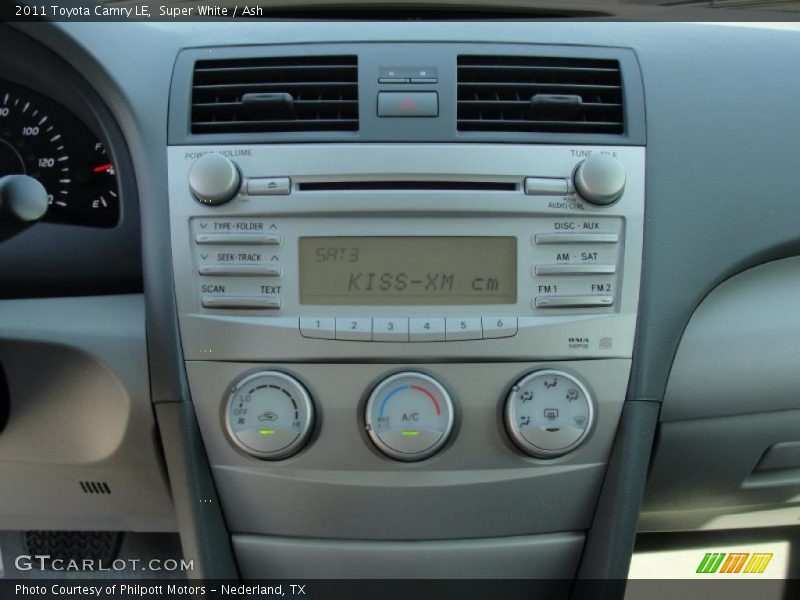 Super White / Ash 2011 Toyota Camry LE
