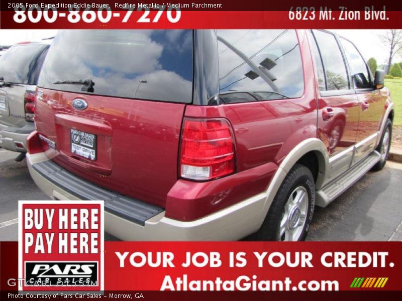 Redfire Metallic / Medium Parchment 2005 Ford Expedition Eddie Bauer