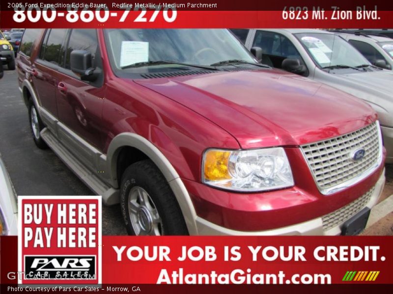Redfire Metallic / Medium Parchment 2005 Ford Expedition Eddie Bauer