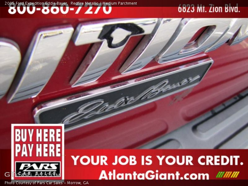 Redfire Metallic / Medium Parchment 2005 Ford Expedition Eddie Bauer