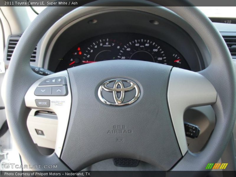 Super White / Ash 2011 Toyota Camry LE