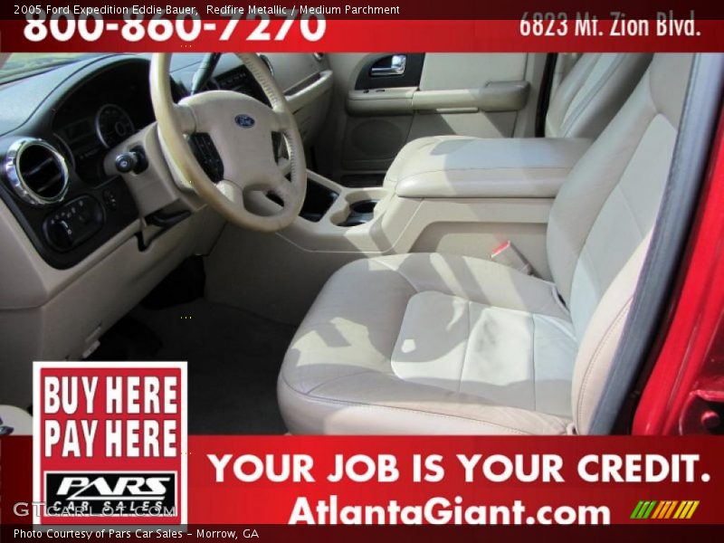 Redfire Metallic / Medium Parchment 2005 Ford Expedition Eddie Bauer