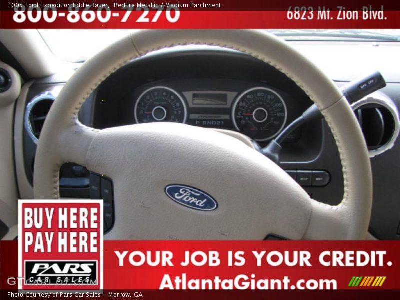 Redfire Metallic / Medium Parchment 2005 Ford Expedition Eddie Bauer