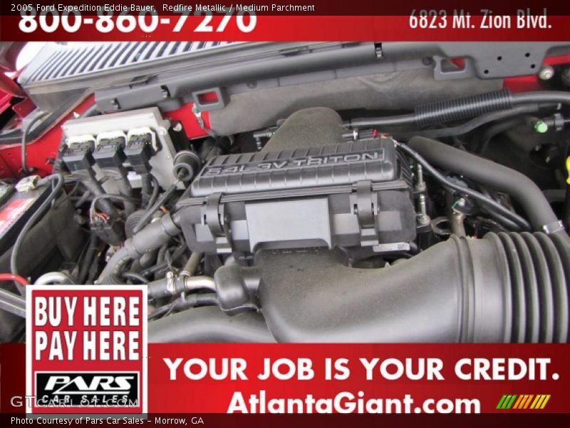 Redfire Metallic / Medium Parchment 2005 Ford Expedition Eddie Bauer