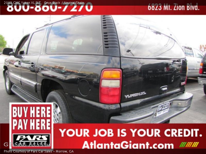 Onyx Black / Neutral/Shale 2003 GMC Yukon XL SLT