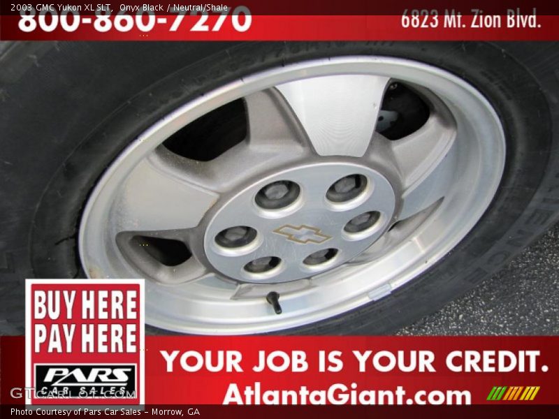 Onyx Black / Neutral/Shale 2003 GMC Yukon XL SLT