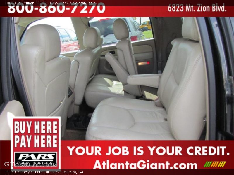 Onyx Black / Neutral/Shale 2003 GMC Yukon XL SLT