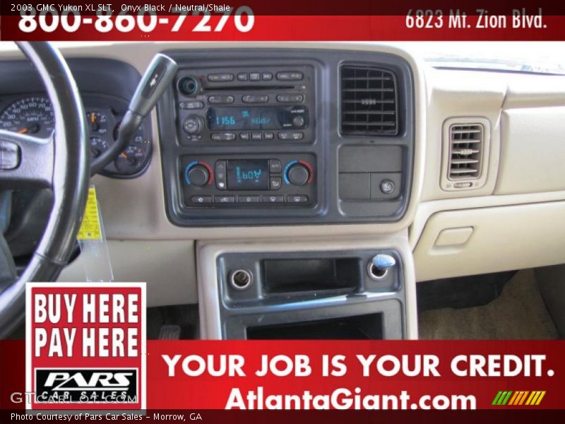 Onyx Black / Neutral/Shale 2003 GMC Yukon XL SLT