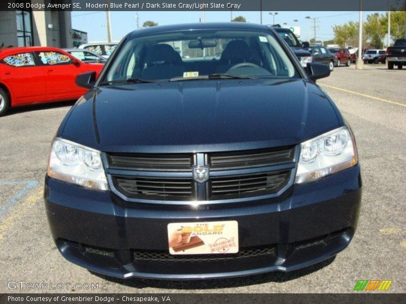 Modern Blue Pearl / Dark Slate Gray/Light Slate Gray 2008 Dodge Avenger SE