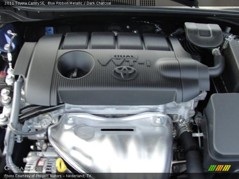 Blue Ribbon Metallic / Dark Charcoal 2011 Toyota Camry SE