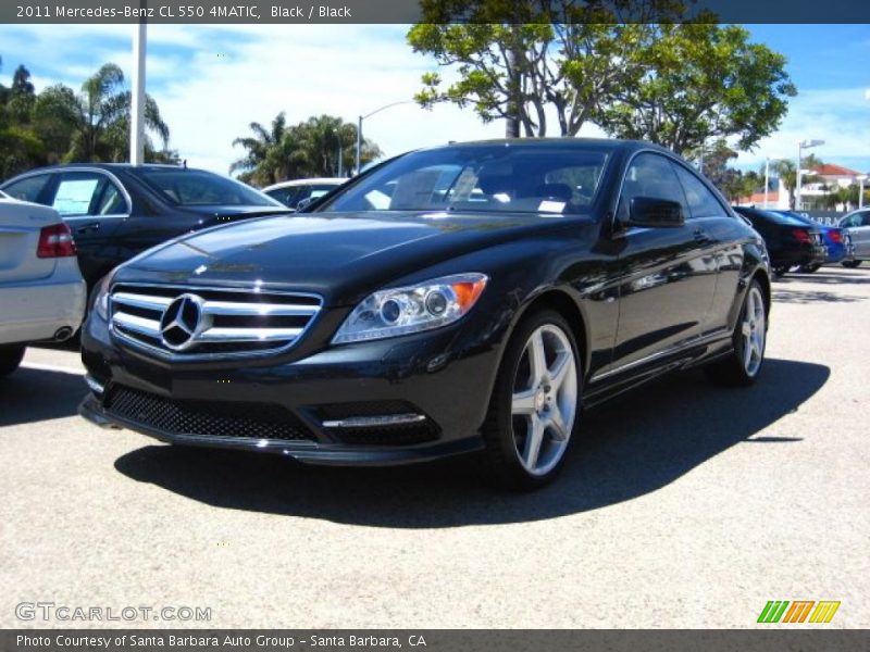 Black / Black 2011 Mercedes-Benz CL 550 4MATIC