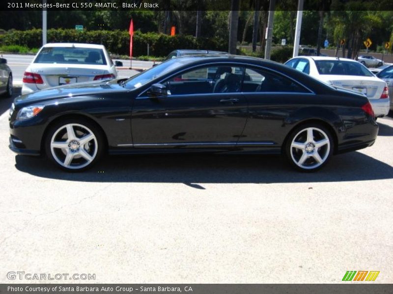Black / Black 2011 Mercedes-Benz CL 550 4MATIC