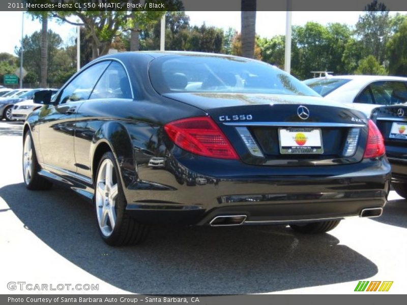 Black / Black 2011 Mercedes-Benz CL 550 4MATIC