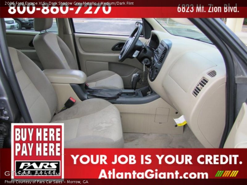 Dark Shadow Grey Metallic / Medium/Dark Flint 2006 Ford Escape XLS
