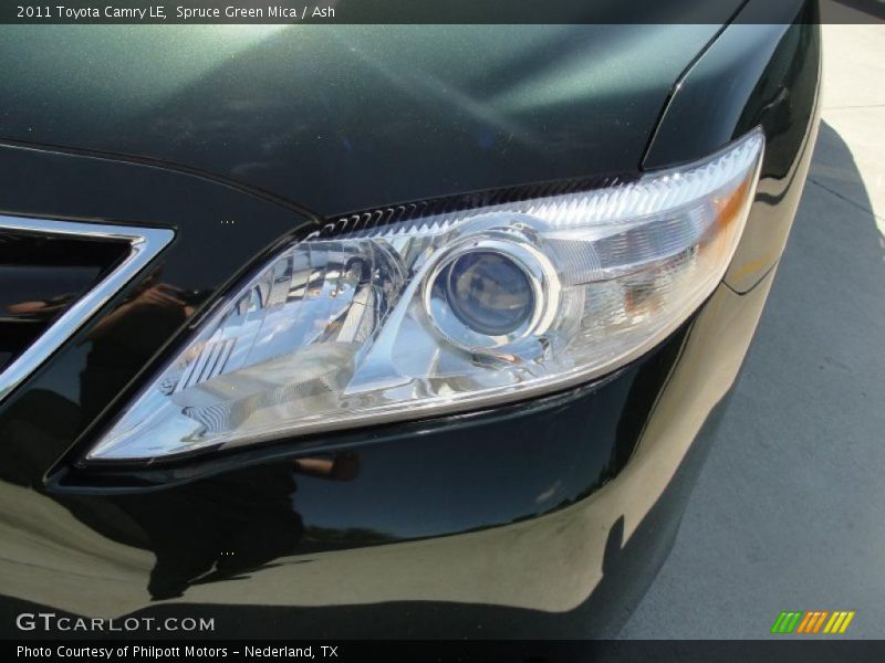 Spruce Green Mica / Ash 2011 Toyota Camry LE