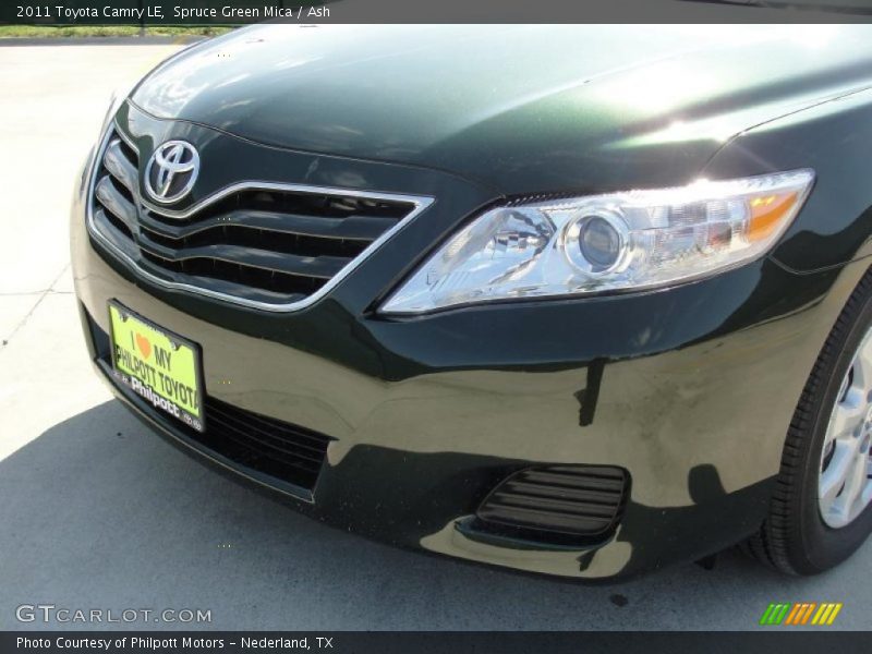 Spruce Green Mica / Ash 2011 Toyota Camry LE