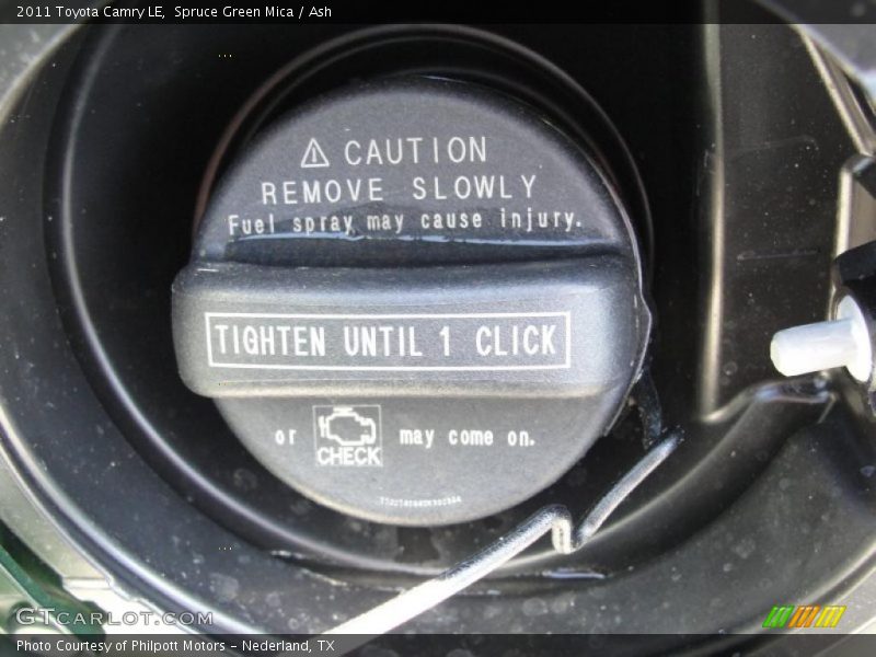 Spruce Green Mica / Ash 2011 Toyota Camry LE