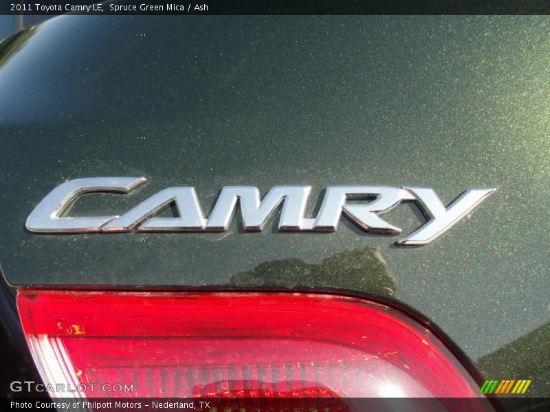 Spruce Green Mica / Ash 2011 Toyota Camry LE
