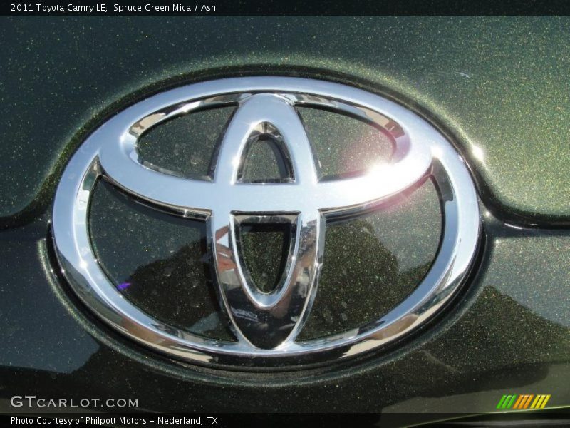Spruce Green Mica / Ash 2011 Toyota Camry LE