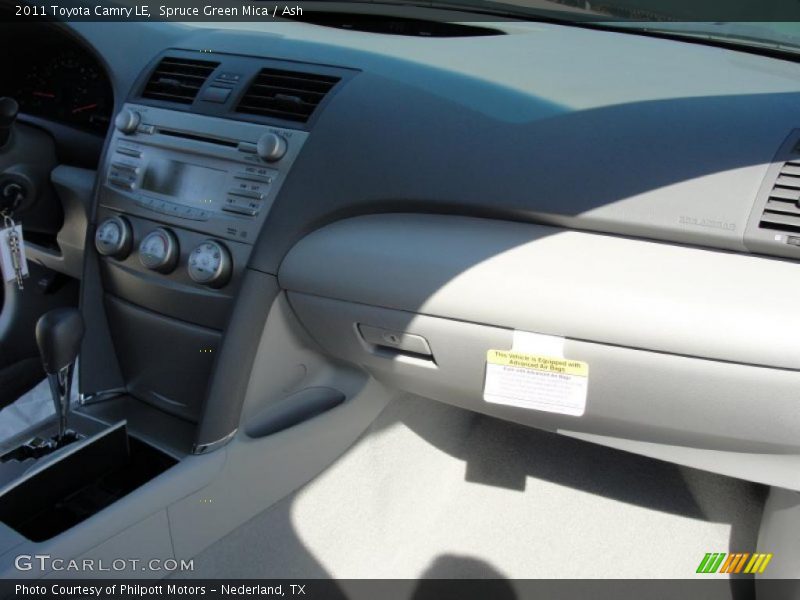 Spruce Green Mica / Ash 2011 Toyota Camry LE