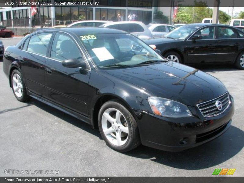 Super Black / Frost Gray 2005 Nissan Altima 3.5 SE
