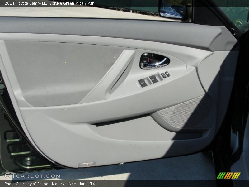 Spruce Green Mica / Ash 2011 Toyota Camry LE