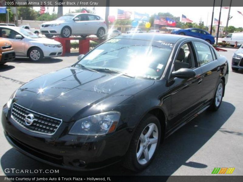 Super Black / Frost Gray 2005 Nissan Altima 3.5 SE