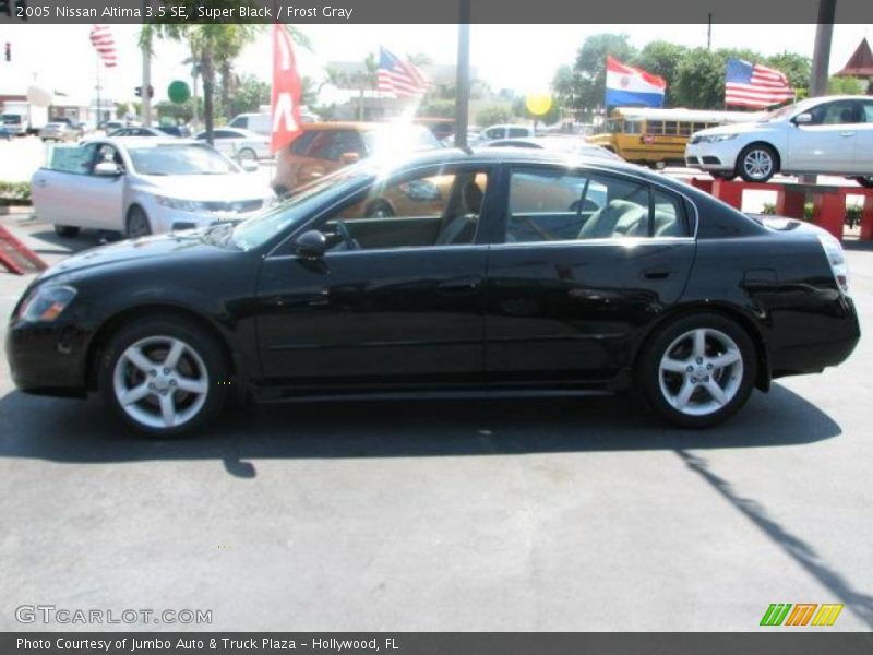 Super Black / Frost Gray 2005 Nissan Altima 3.5 SE