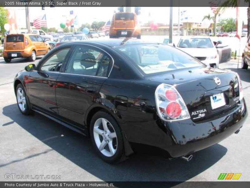 Super Black / Frost Gray 2005 Nissan Altima 3.5 SE
