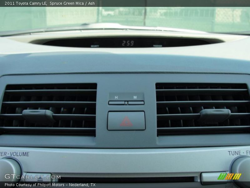 Spruce Green Mica / Ash 2011 Toyota Camry LE