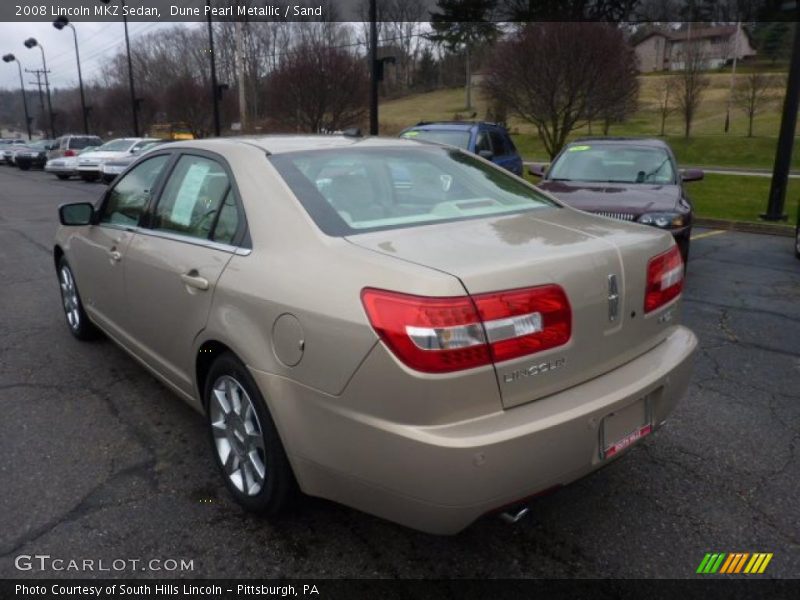 Dune Pearl Metallic / Sand 2008 Lincoln MKZ Sedan