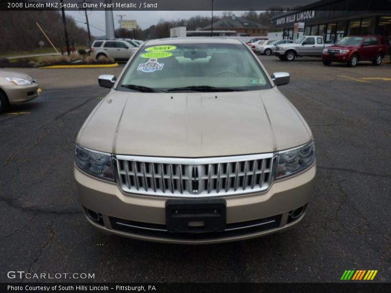 Dune Pearl Metallic / Sand 2008 Lincoln MKZ Sedan