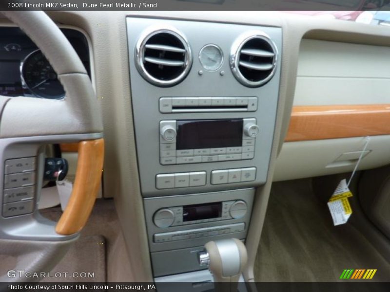 Dune Pearl Metallic / Sand 2008 Lincoln MKZ Sedan